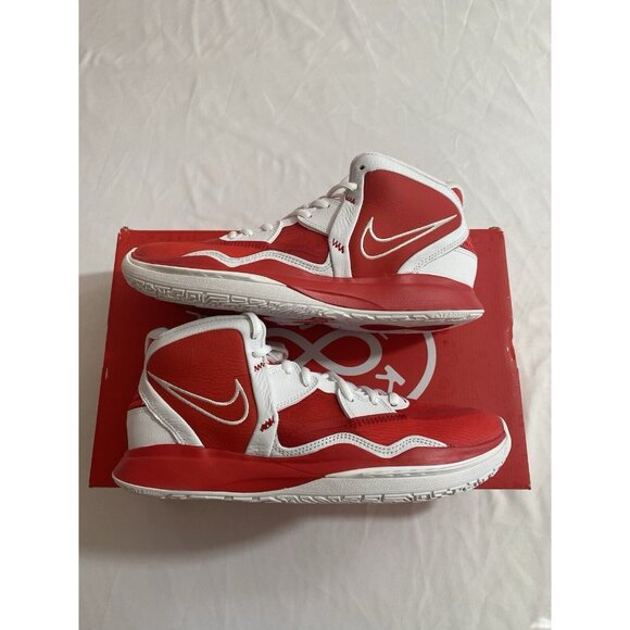 New Mens Size 11 Red White Nike Kyrie Infinity TB Basketball Shoes DO9616 600 main image 7